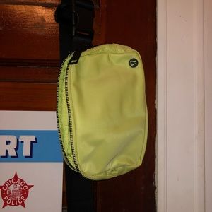 Neon yellow lululemon Fanny pack
